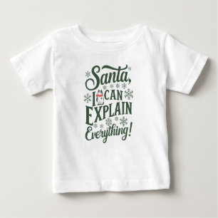 T-shirt Pour Bébé Noël Nouvel An Chemise bébé   Cadeau pour enfants