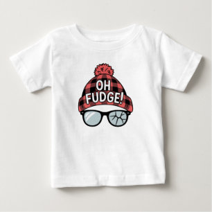T-shirt Pour Bébé Noël Oh Fudge Vacances De Noël Drôle De Fête 