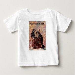T-shirt Pour Bébé Noël Ou Poussière, Garçon Chimney Balayage Antique