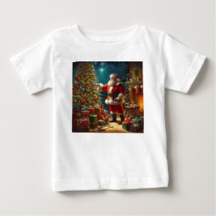 T-shirt Pour Bébé Noël Père Noël 1