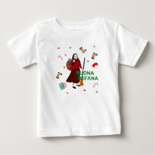 T-shirt Pour Bébé noël sorcière buona Befana