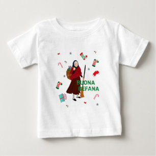 T-shirt Pour Bébé noël sorcière buona Befana