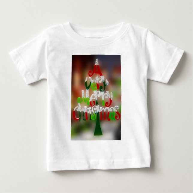 T-shirt Pour Bébé noël très joyeux (Devant)