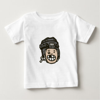 T-shirt Pour Bébé Noir d'enfant d'hockey