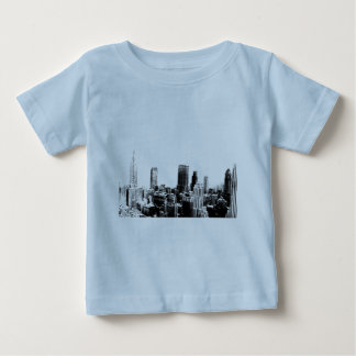 T-shirt Pour Bébé Noir et blanc New York City