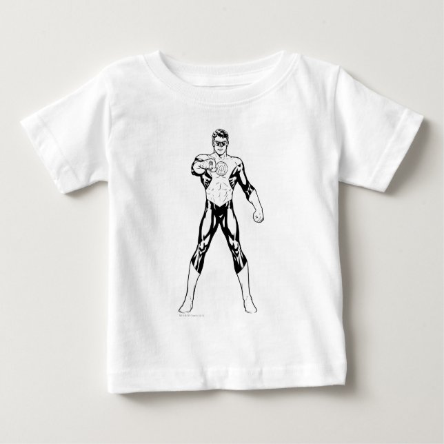 T-shirt Pour Bébé Noir et blanc Perspectives d'avenir (Devant)