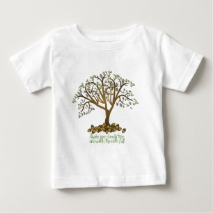 T-shirt Pour Bébé Noix d'arbre familial