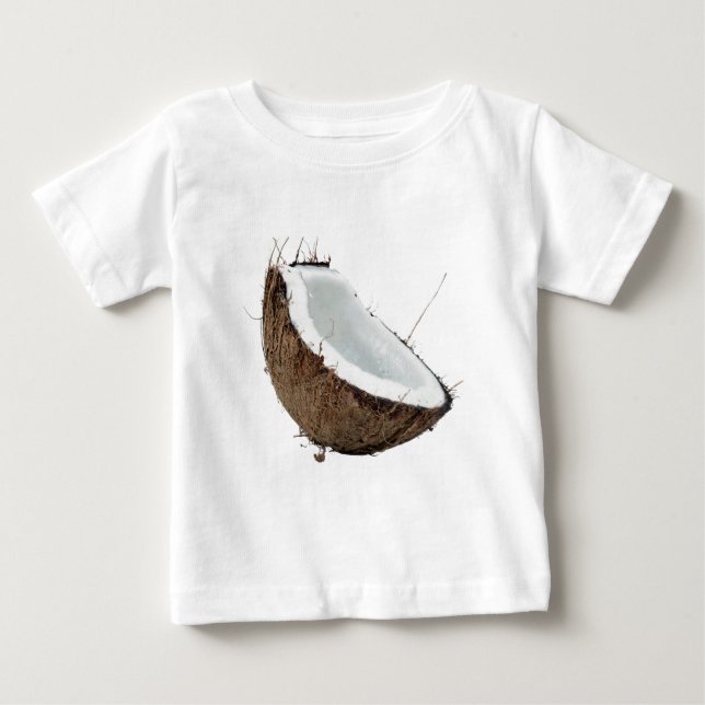 T-shirt Pour Bébé Noix de coco (Devant)