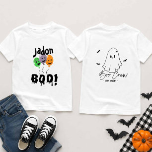 T-shirt Pour Bébé Nom Ballon Cute Boo Halloween