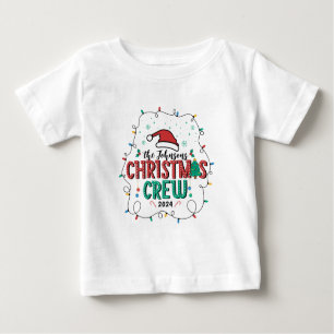 T-shirt Pour Bébé Nom de correspondance du groupe d'équipes de Noël