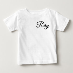 T-shirt Pour Bébé Nom de garçon Ray,