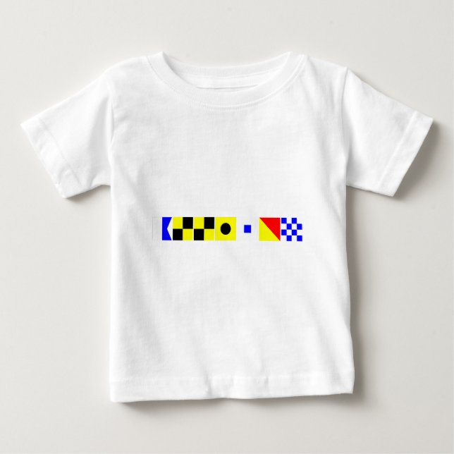 T-shirt Pour Bébé Nom du code Allison (Devant)