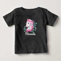 Nom personnalisable Unicorn magique mignon