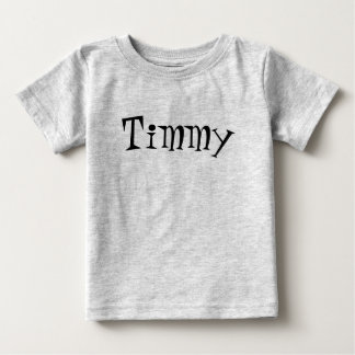 T-shirt Pour Bébé Nom personnalisé - Créez votre propre gris personn