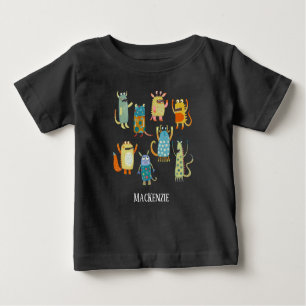 T-shirt Pour Bébé Nom personnalisé de la famille Monster