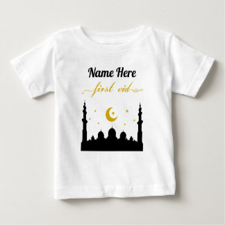 T-shirt Pour Bébé Nom personnalisé du premier Aid