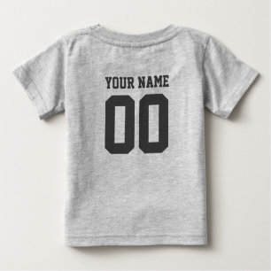 T-shirt Pour Bébé Nom personnalisé Numéro Baby Football Jersey Bodys