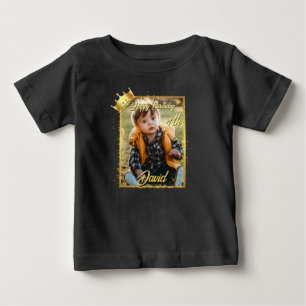 T-shirt Pour Bébé Nom photo personnalisé Boy Birthday