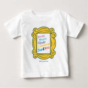 T-shirt Pour Bébé Noms de FRIENDS™ dans Peephole