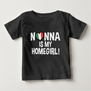 T-shirt Pour Bébé Nonna est ma fille