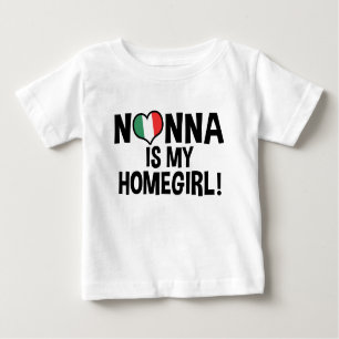 T-shirt Pour Bébé Nonna est ma fille