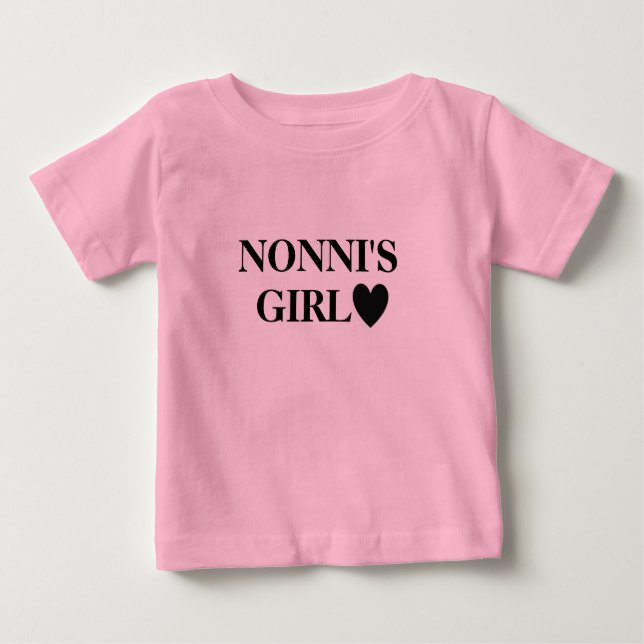 T-shirt Pour Bébé Nonni's girl (Devant)