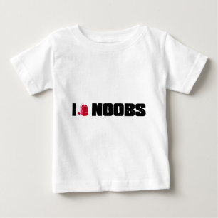 T-shirt Pour Bébé noobs i (de sac à thé)