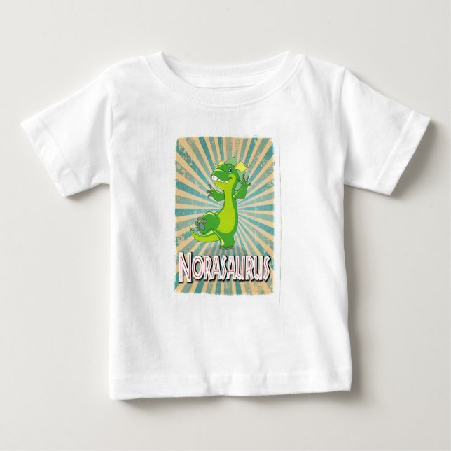 T-shirt Pour Bébé Norasaurus (Devant)