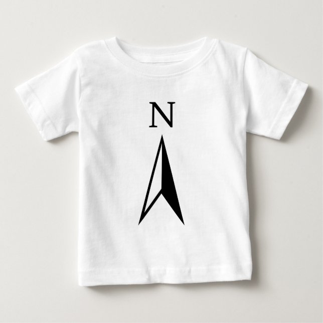 T-shirt Pour Bébé Nord (Devant)