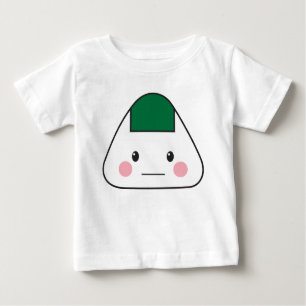 T-shirt Pour Bébé Nori japonais d'algue de boule de riz d'omusubi