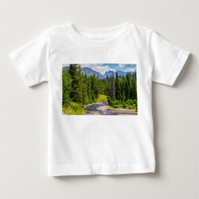 T-shirt Pour Bébé North Fork Shoshone River (Devant)