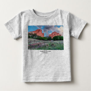 T-shirt Pour Bébé North South Gateway Rock Garden Of Gods Baby Shirt