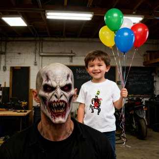 T-shirt Pour Bébé Nosey Robot Fan Adventure Shirt