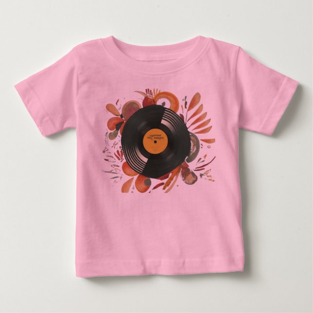 T-shirt Pour Bébé Nostalgique (Devant)