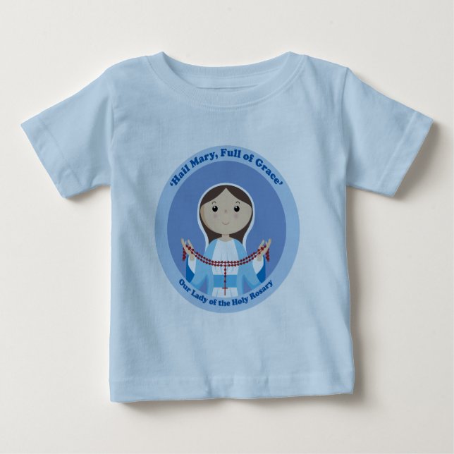 T-shirt Pour Bébé Notre-Dame du Rosaire (Devant)