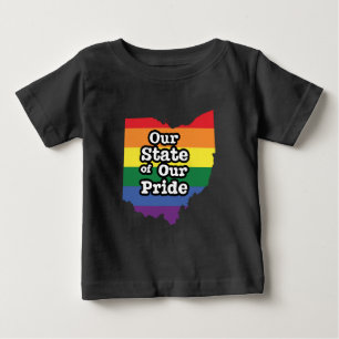 T-shirt Pour Bébé Notre État de notre fierté Ohio