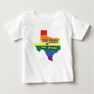 T-shirt Pour Bébé Notre État de notre fierté  Texas