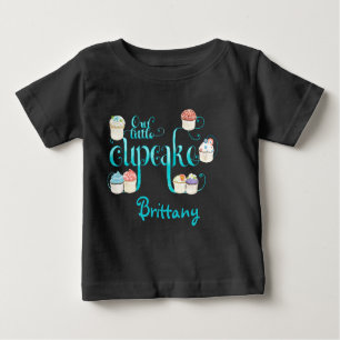 T-shirt Pour Bébé Notre 'Lil Cupcake, Cupcake bébé personnalisé