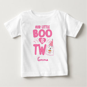 T-shirt Pour Bébé Notre Petit Boo Turner Deux Halloween 2e Anniversa