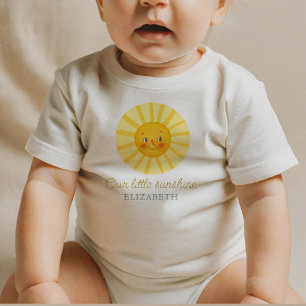 T-shirt Pour Bébé Notre petit soleil mignon soleil