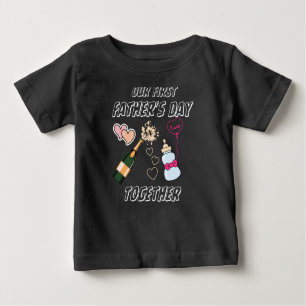 T-shirt Pour Bébé Notre première chemise à Fête des pères, chemise à