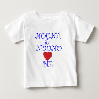T-SHIRT POUR BÉBÉ NOUNA ET NOUNO M'AIMENT