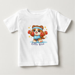 T-shirt Pour Bébé Nounours d'ours de fitness