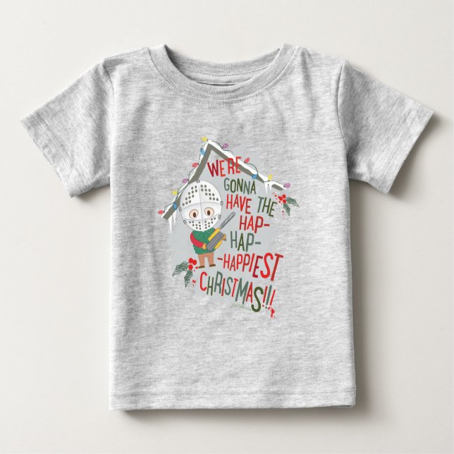 T-shirt Pour Bébé Nous allons avoir le Noël le plus heureux (Devant)