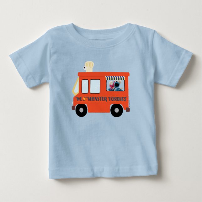 T-shirt Pour Bébé Nous sommes des gourmets monstres (Devant)