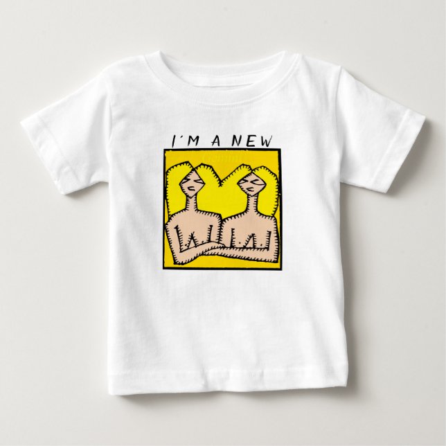 T-shirt Pour Bébé Nouveau bébé né en juin Signe astrologique zodiaca (Devant)
