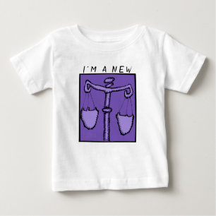T-shirt Pour Bébé Nouveau bébé né en octobre Libra Astrologie Zodiac
