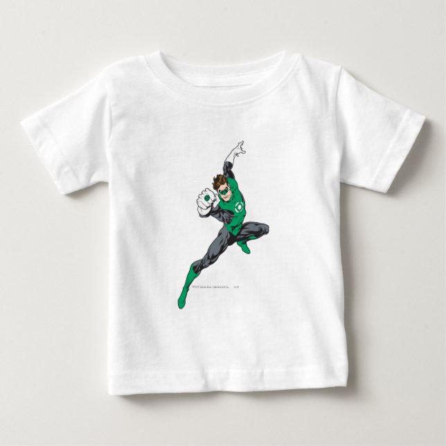 T-shirt Pour Bébé Nouvelle lanterne verte 7 (Devant)