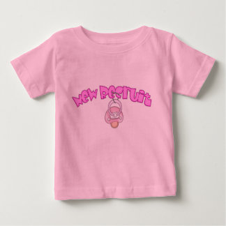 T-shirt Pour Bébé Nouvelle recrue (rose)