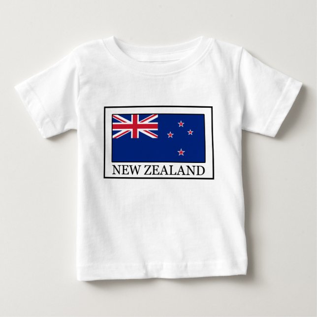 T-shirt Pour Bébé Nouvelle-Zélande (Devant)